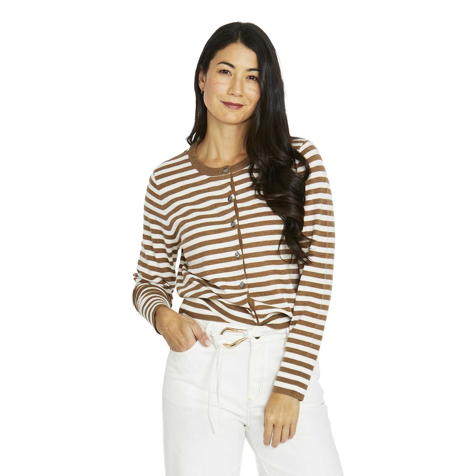 Jump Mono Stripe Cardi
